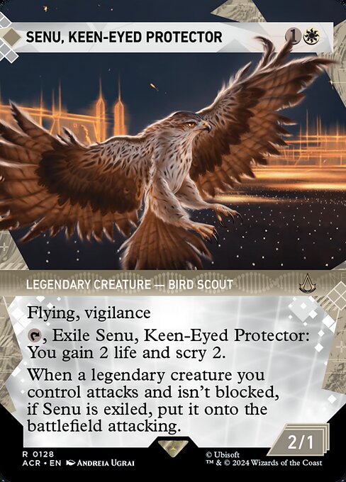 Senu, Keen-Eyed Protector - Assassin's Creed Rare Card