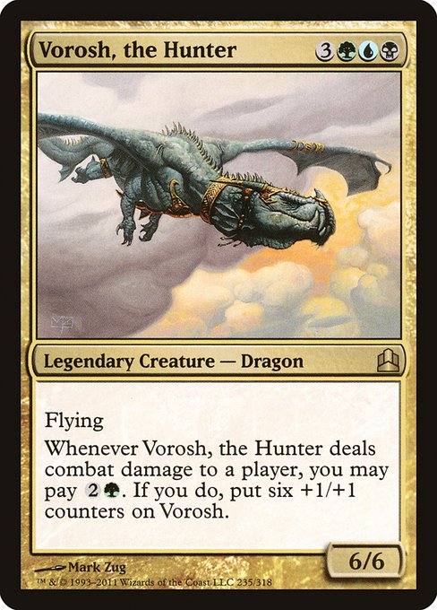 Vorosh, the Hunter - Commander 2011 Rare Card