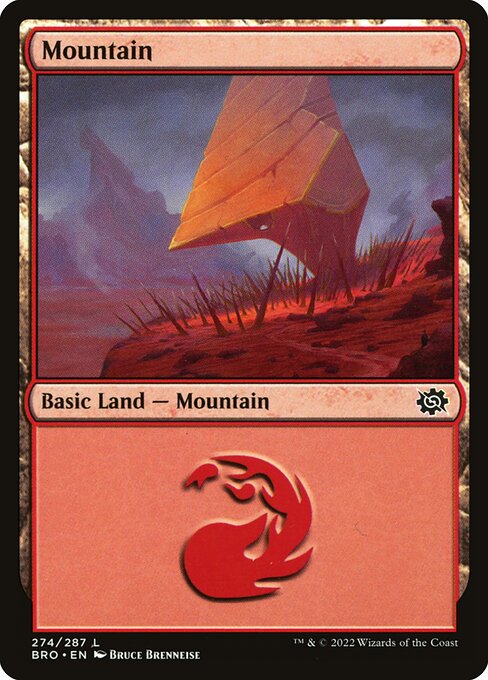 Mountain - The Brothers' War Common Card
