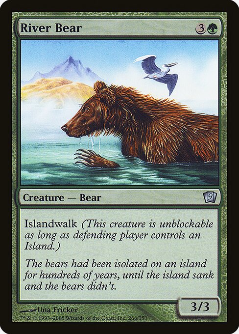 River Bear - Ninth Edition Uncommon Card