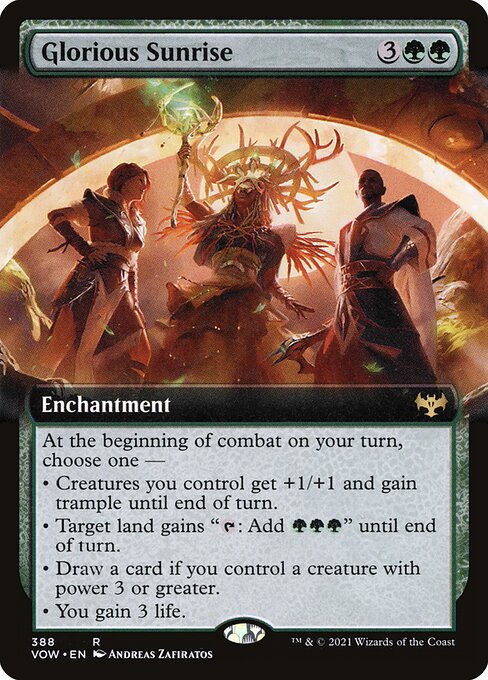 Glorious Sunrise - Innistrad: Crimson Vow Rare Card