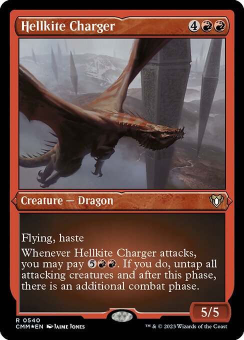 Hellkite Charger - Commander Masters Rare Card