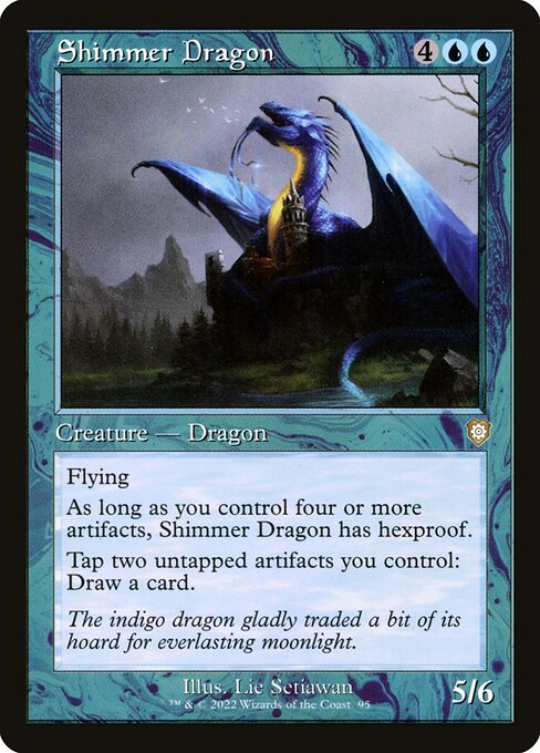 Shimmer Dragon - The Brothers' War Commander Rare Card