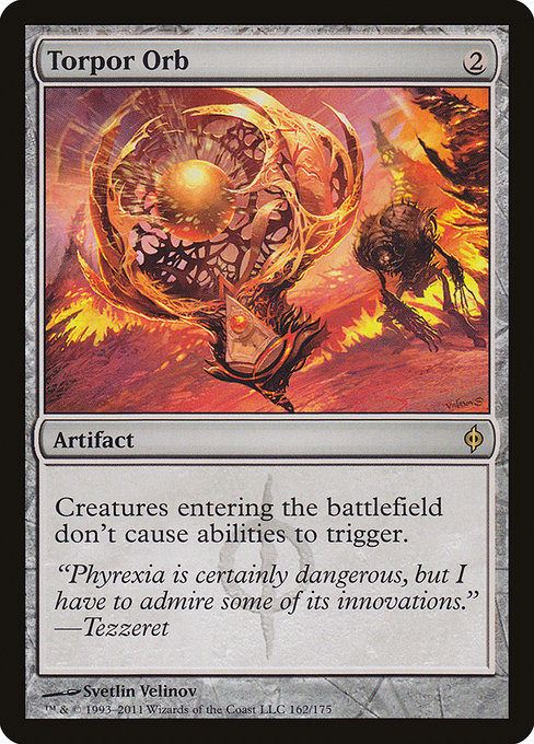 Torpor Orb - New Phyrexia Rare Card