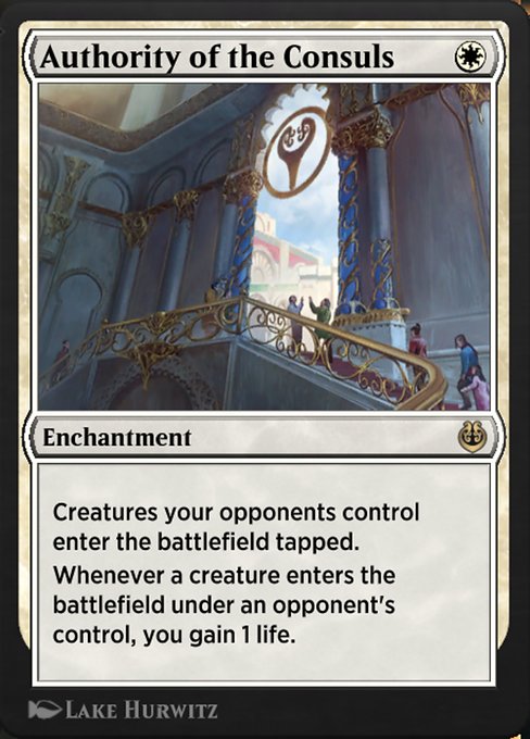Authority of the Consuls - Kaladesh Remastered Rare Card