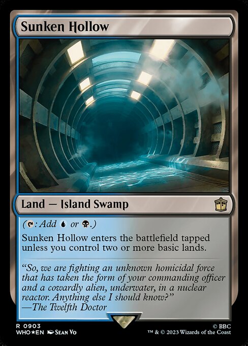 Sunken Hollow - Doctor Who Rare Card