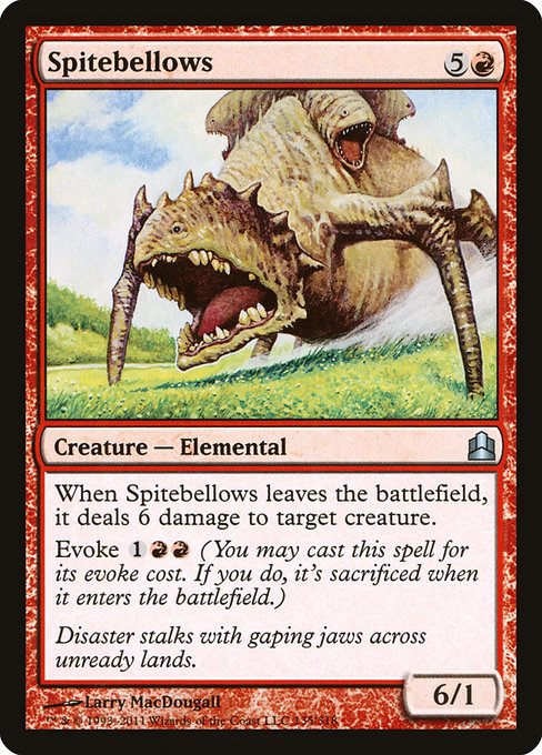 Spitebellows - Commander 2011 Uncommon Card