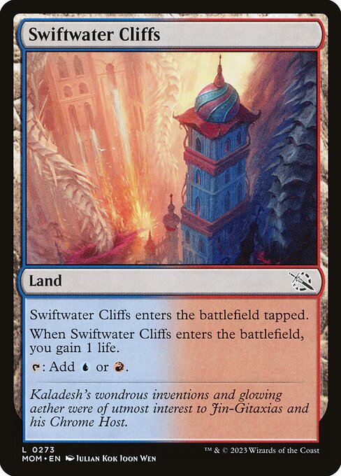 Swiftwater Cliffs - March of the Machine Common Card