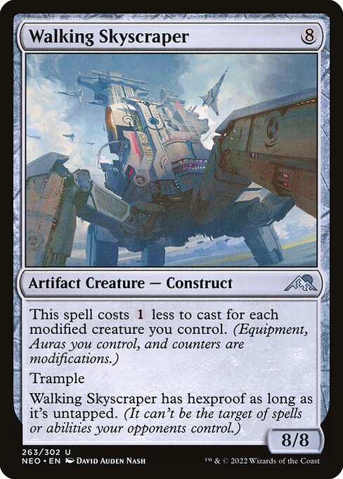 Walking Skyscraper - Kamigawa: Neon Dynasty Uncommon Card