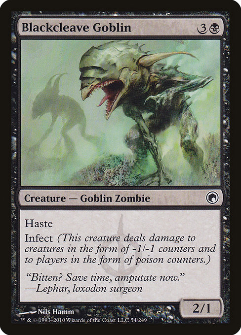 Blackcleave Goblin - Scars of Mirrodin Common Card