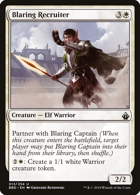 Blaring Recruiter - Battlebond Uncommon Card