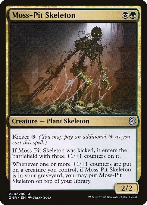 Moss-Pit Skeleton - Zendikar Rising Uncommon Card