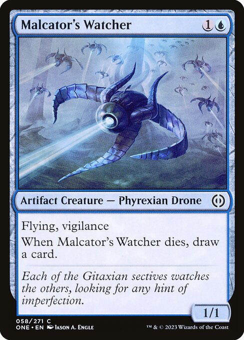 Malcator's Watcher - Phyrexia: All Will Be One Common Card