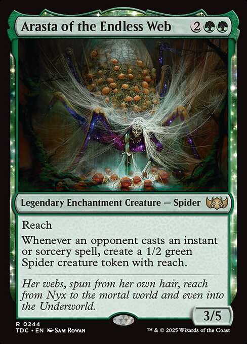 Arasta of the Endless Web - Tarkir: Dragonstorm Commander Rare Card