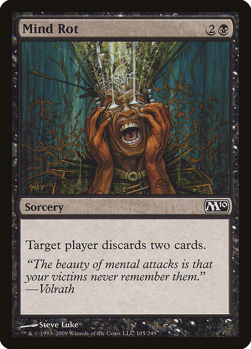 Mind Rot - Magic 2010 Common Card