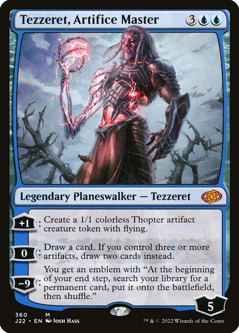 Tezzeret, Artifice Master - Jumpstart 2022 Mythic Card