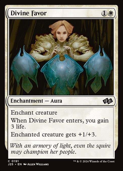 Divine Favor - Foundations Jumpstart Common Card
