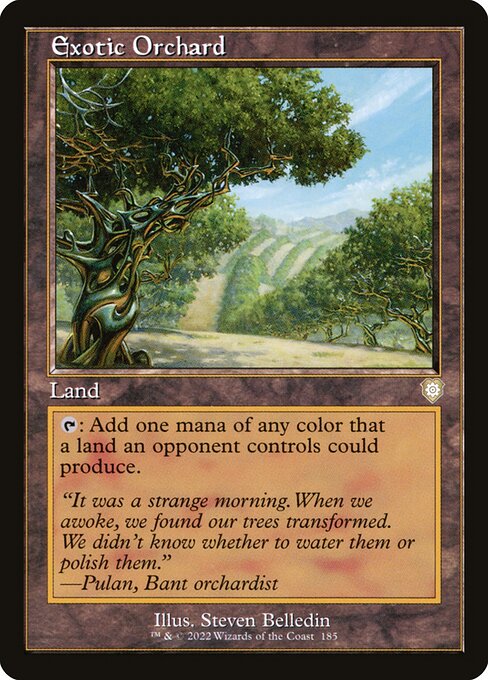 Exotic Orchard - The Brothers' War Commander Rare Card