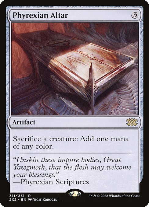 Phyrexian Altar - Double Masters 2022 Rare Card