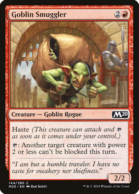 Goblin Smuggler - Core Set 2020 Common Card