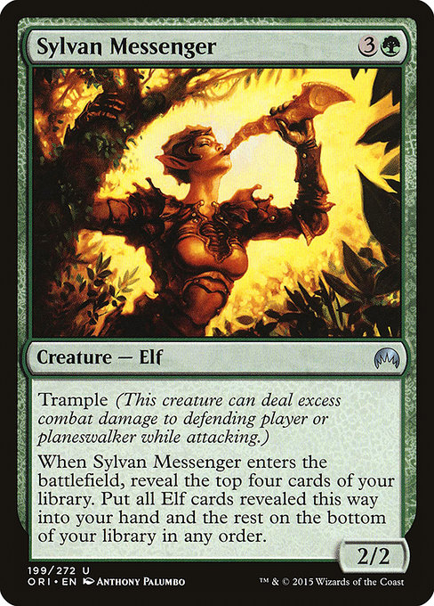 Sylvan Messenger - Magic Origins Uncommon Card