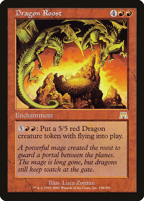 Dragon Roost - Onslaught Rare Card
