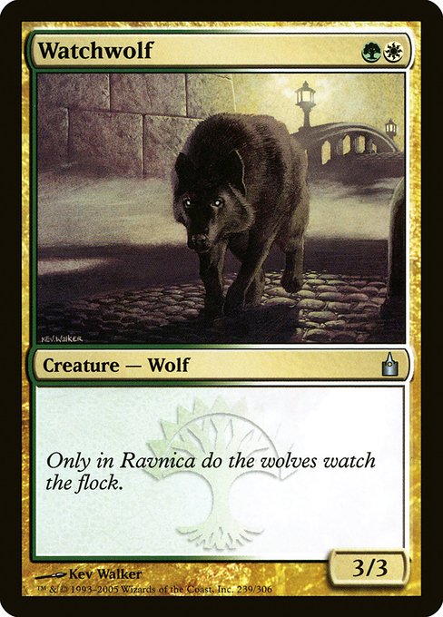 Watchwolf - Ravnica: City of Guilds Uncommon Card