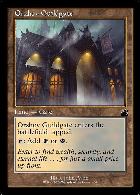 Orzhov Guildgate - Ravnica Remastered Common Card