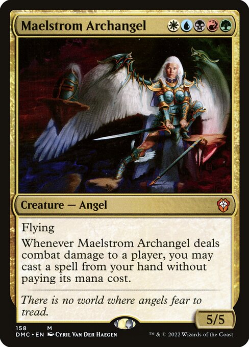 Maelstrom Archangel - Dominaria United Commander Mythic Card