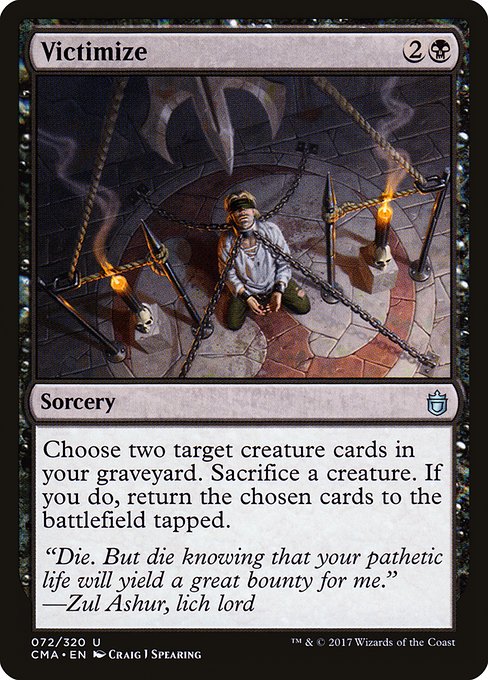 Victimize - Commander Anthology Uncommon Card