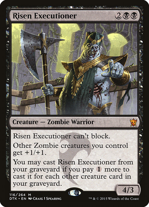 Risen Executioner - Dragons of Tarkir Mythic Card