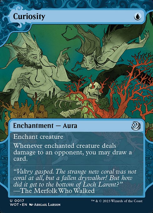 Curiosity - Wilds of Eldraine: Enchanting Tales Uncommon Card