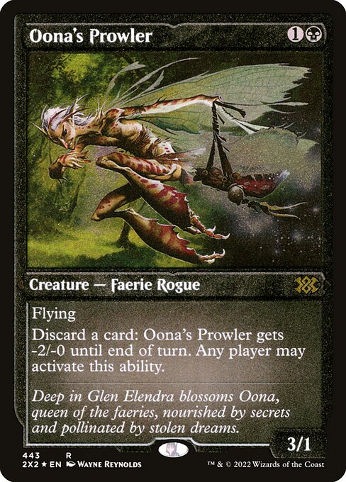 Oona's Prowler - Double Masters 2022 Rare Card