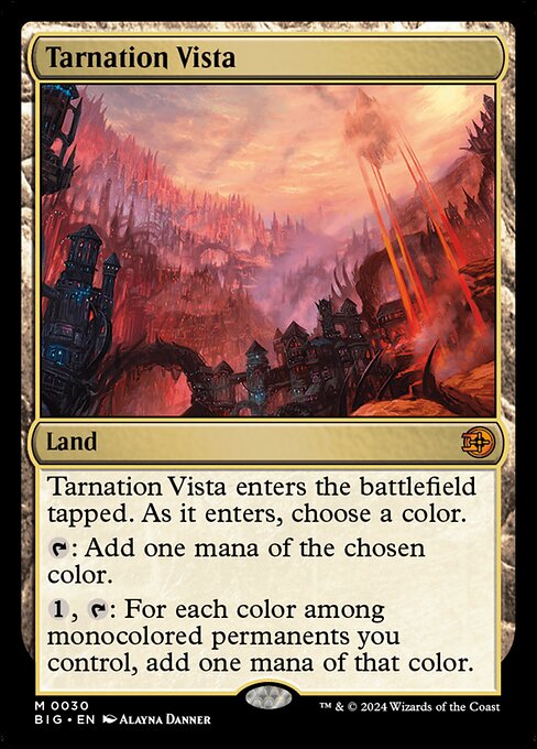 Tarnation Vista - The Big Score Mythic Card