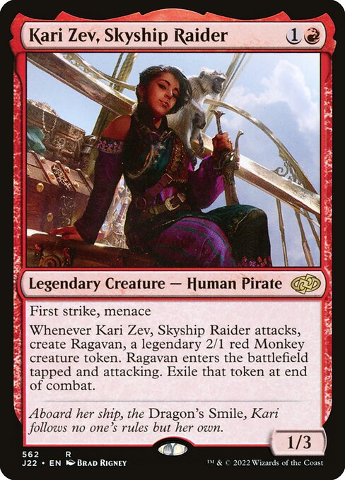 Kari Zev, Skyship Raider - Jumpstart 2022 Rare Card