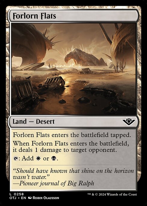 Forlorn Flats - Outlaws of Thunder Junction Common Card