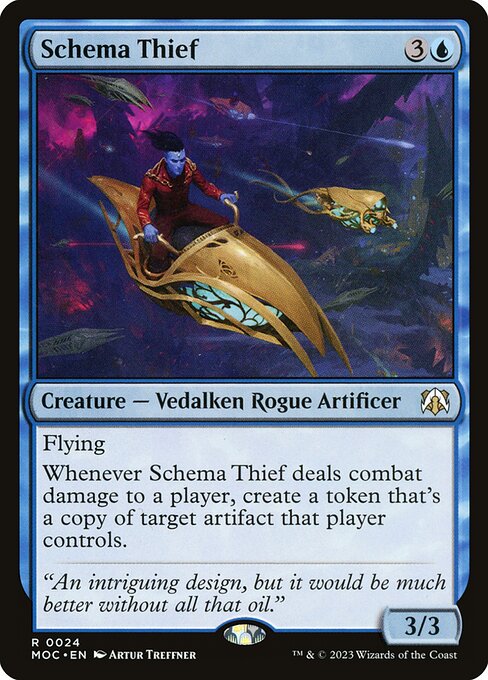 Schema Thief - March of the Machine Commander Rare Card