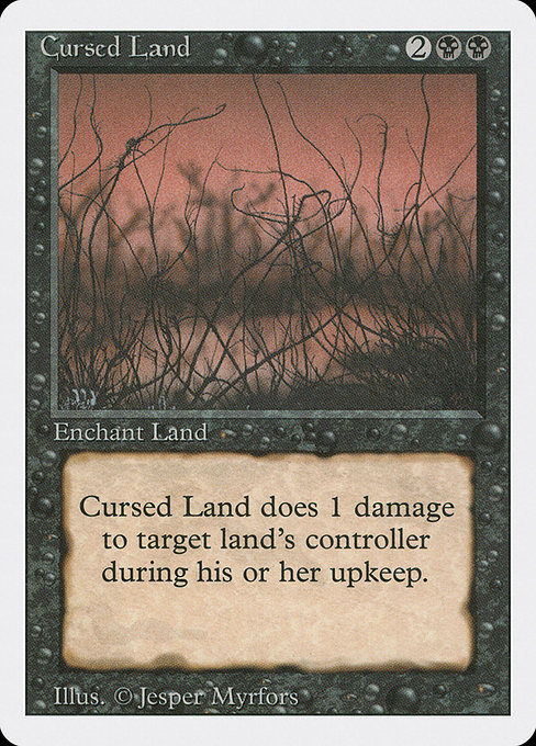 Cursed Land - Revised Edition Uncommon Card
