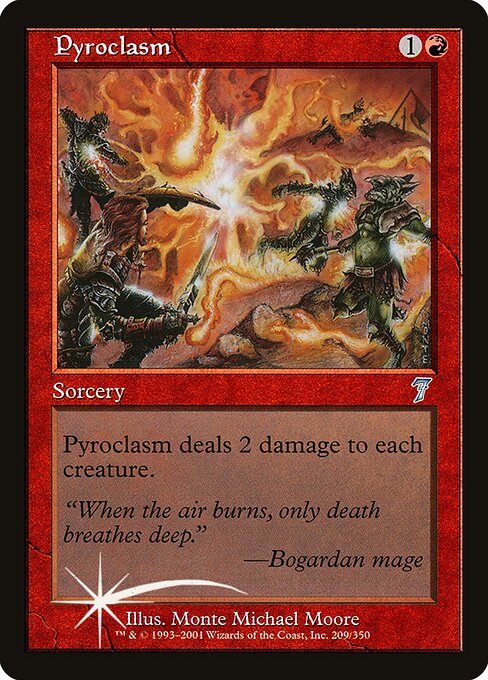Pyroclasm - Seventh Edition Uncommon Card