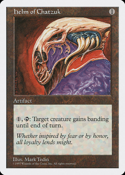 Helm of Chatzuk - Fifth Edition Rare Card