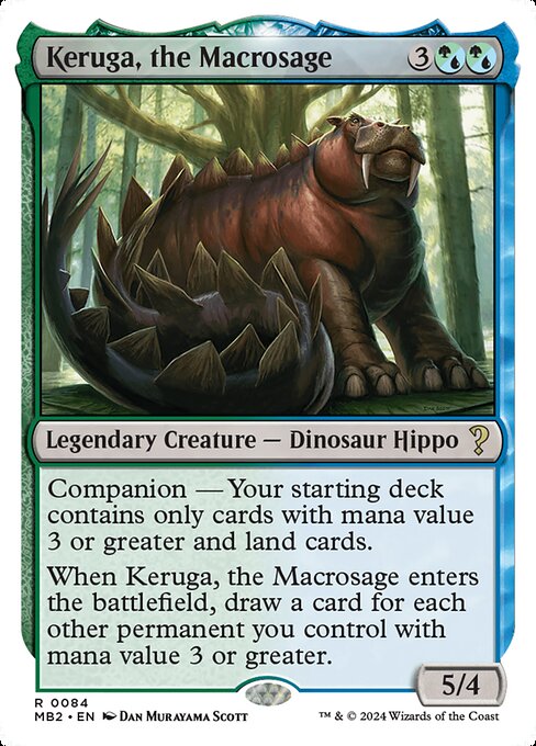 Keruga, the Macrosage - Mystery Booster 2 Rare Card