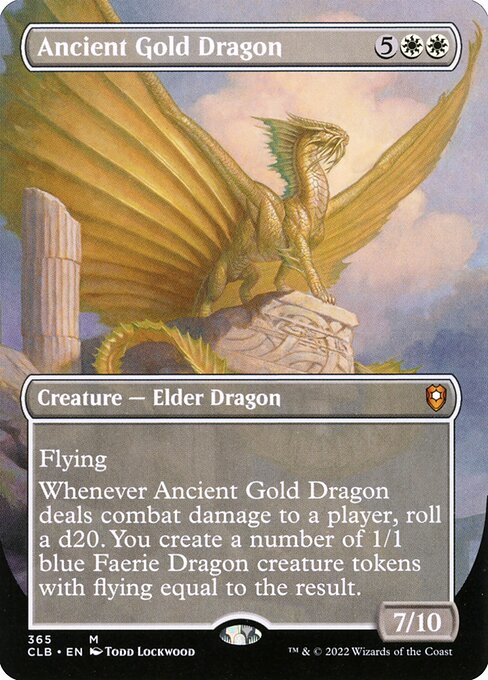Ancient Gold Dragon - Commander Legends: Battle for Baldur's Gate Mythic Card