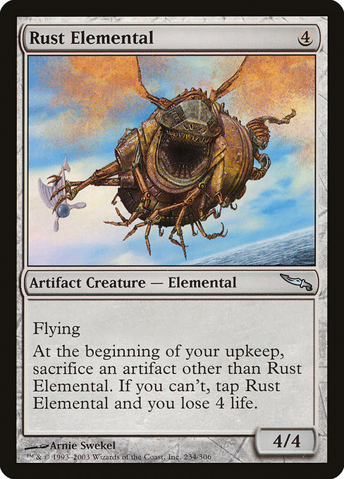 Rust Elemental - Mirrodin Uncommon Card