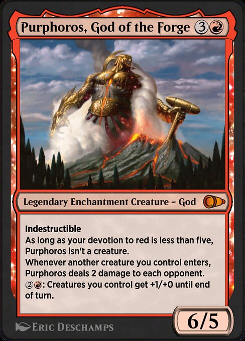 Purphoros, God of the Forge - Pioneer Masters Mythic Card