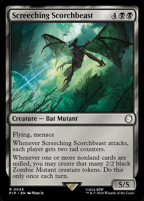 Screeching Scorchbeast - Fallout Rare Card