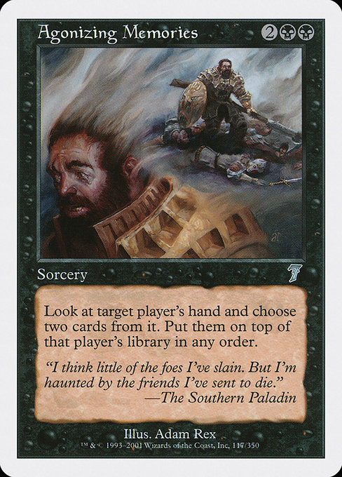 Agonizing Memories - Seventh Edition Uncommon Card