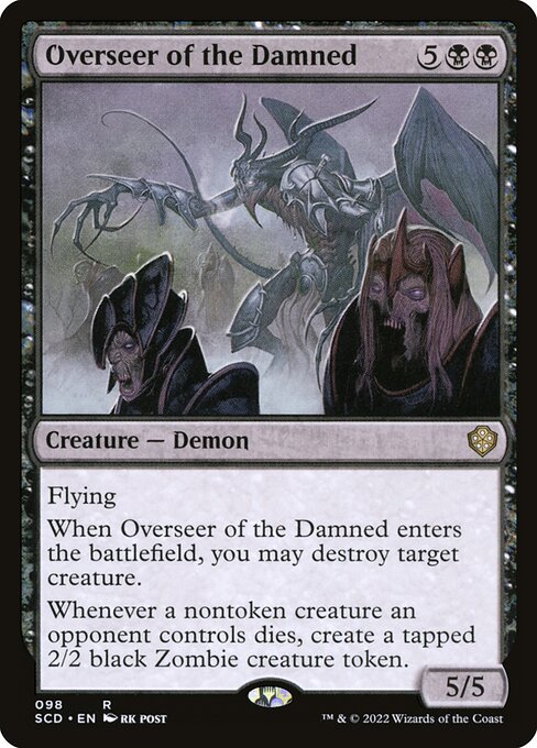 Overseer of the Damned - Starter Commander Decks Rare Card