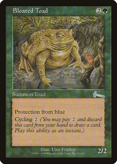Bloated Toad - Urza's Legacy Uncommon Card