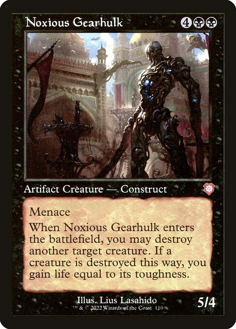 Noxious Gearhulk - The Brothers' War Commander Mythic Card