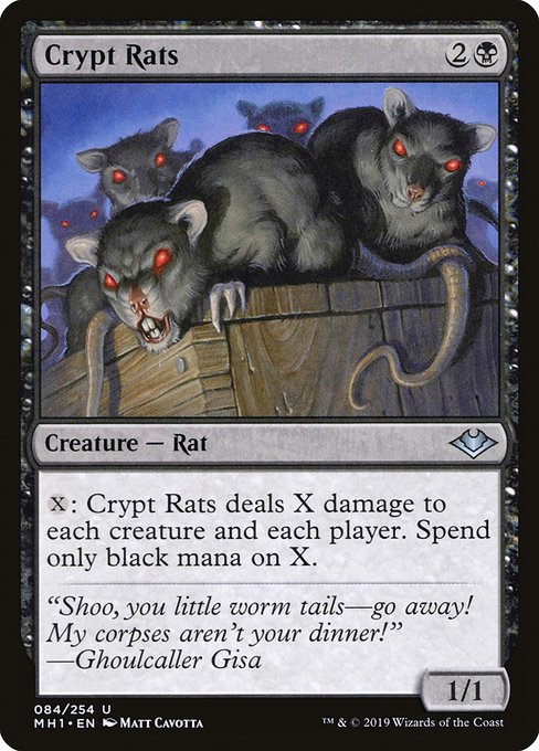 Crypt Rats - Modern Horizons Uncommon Card